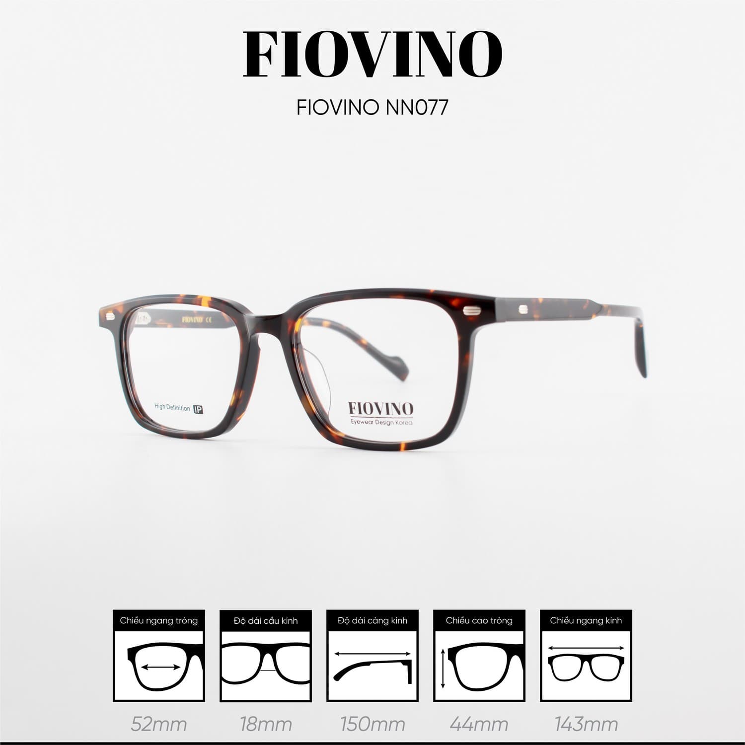 Gọng kính FIOVINO NN077 - Ảnh 9