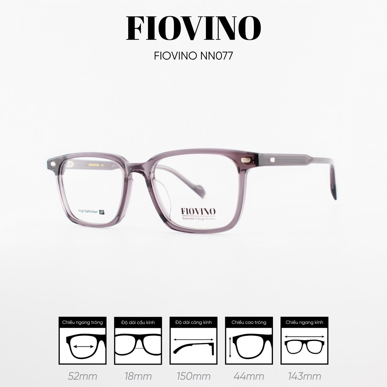 Gọng kính FIOVINO NN077 - Ảnh 4