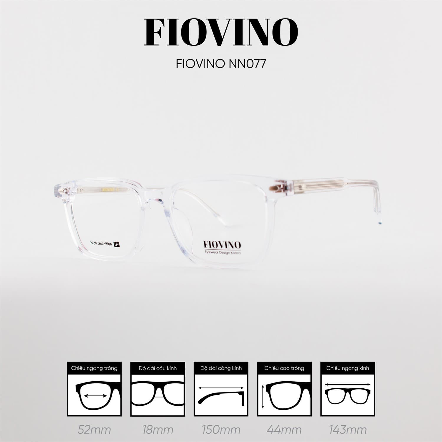 Gọng kính FIOVINO NN077 - Ảnh 5