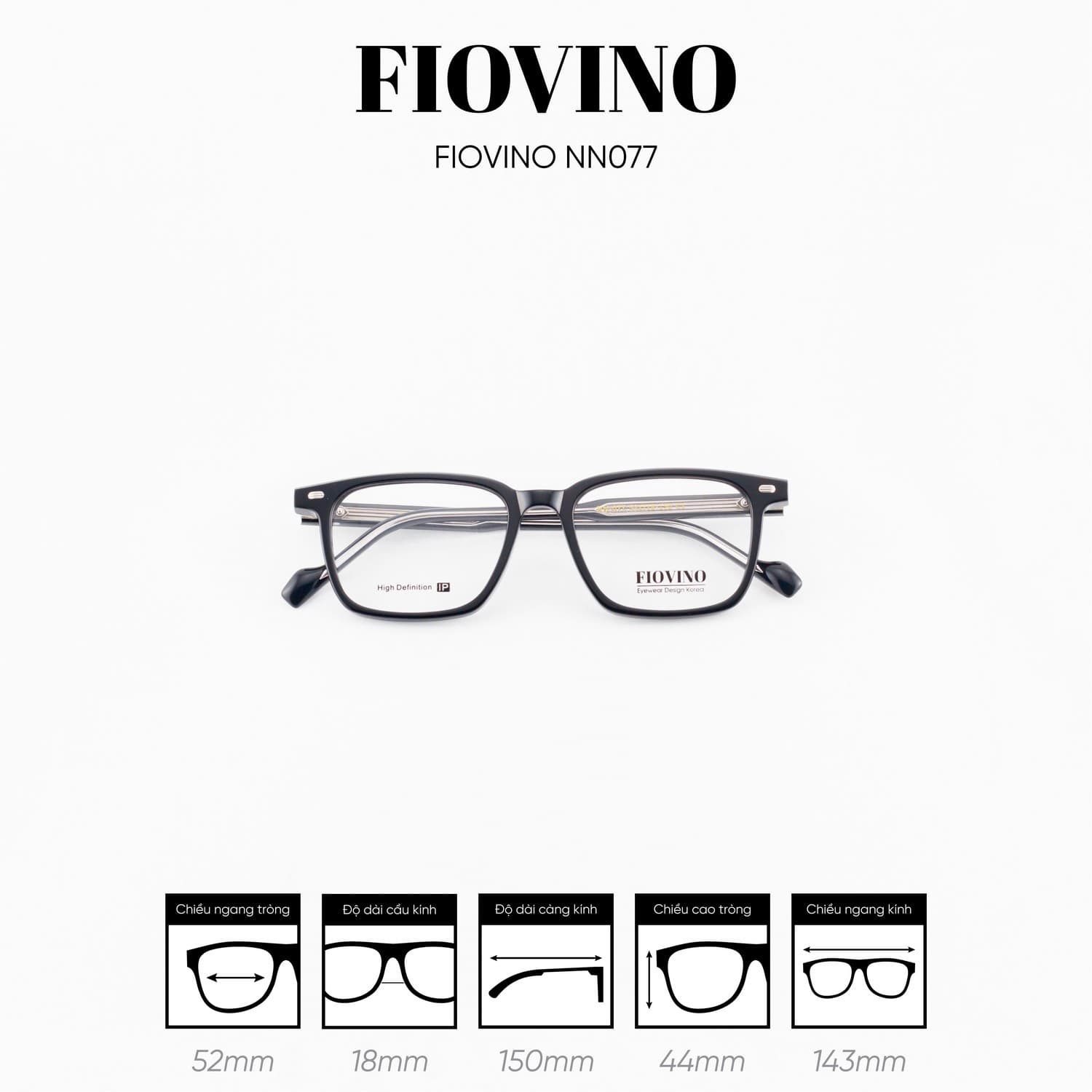 Gọng kính FIOVINO NN077 - Ảnh 6