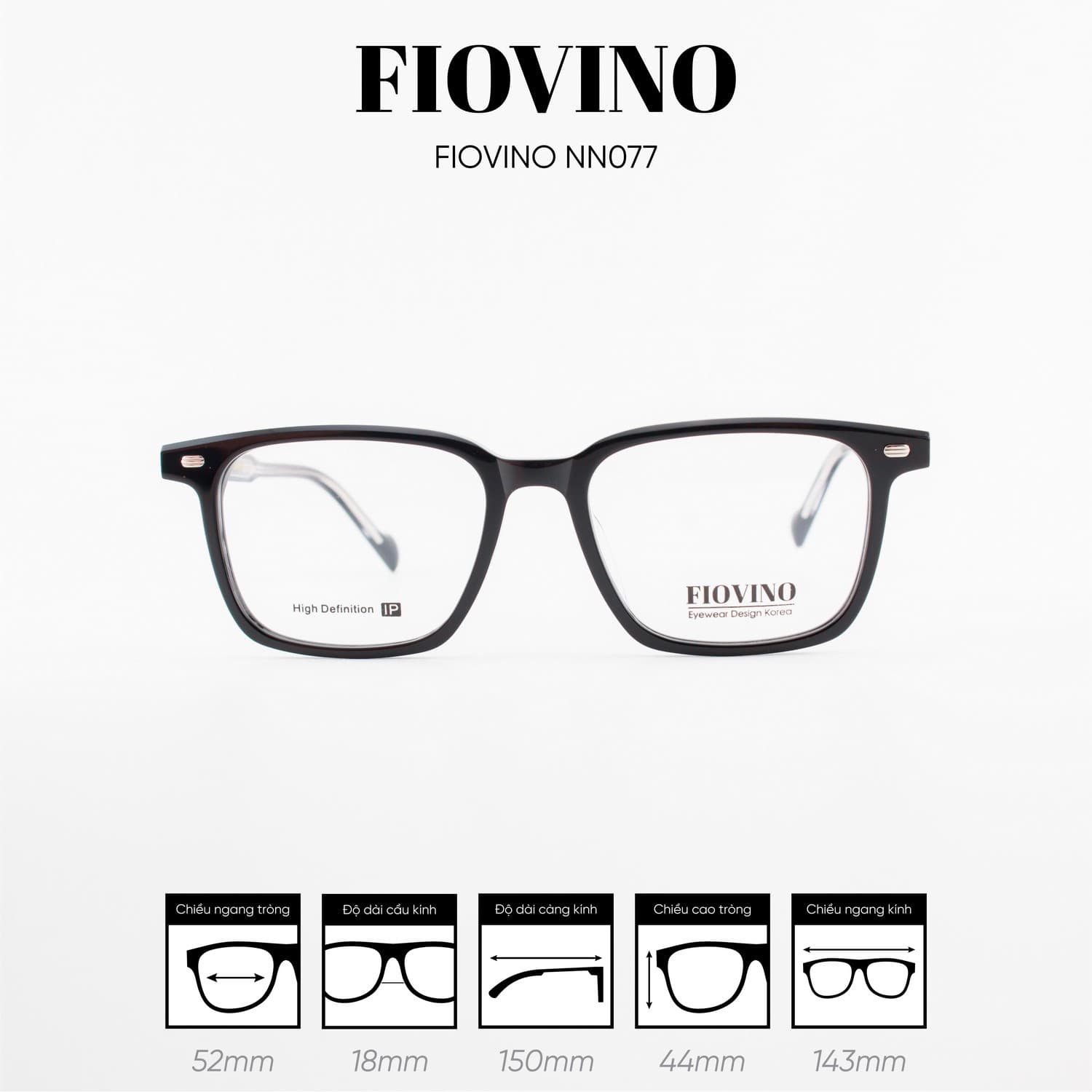 Gọng kính FIOVINO NN077 - Ảnh 1