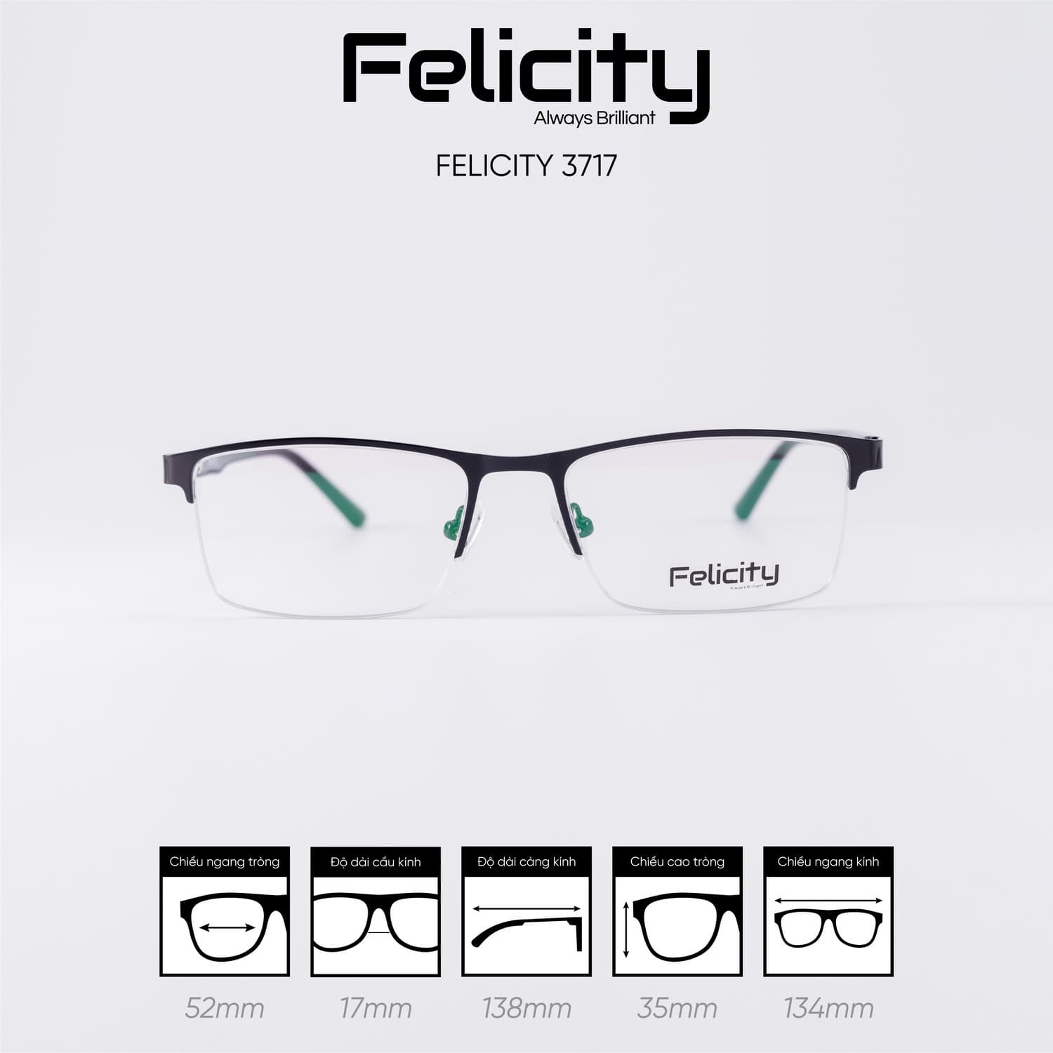 Gọng kính FELICITY 3717