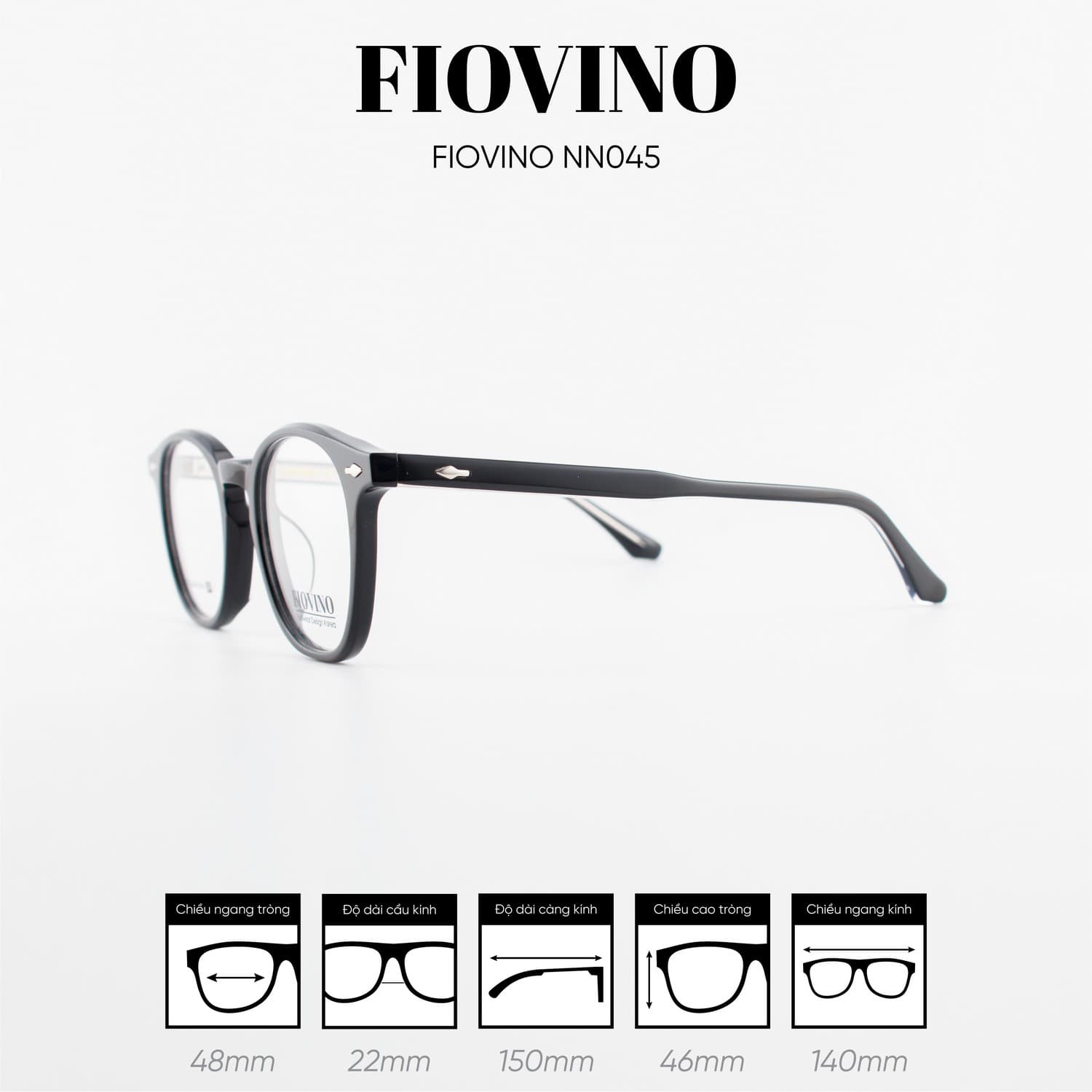 Gọng kính FIOVINO NN045 - Ảnh 8