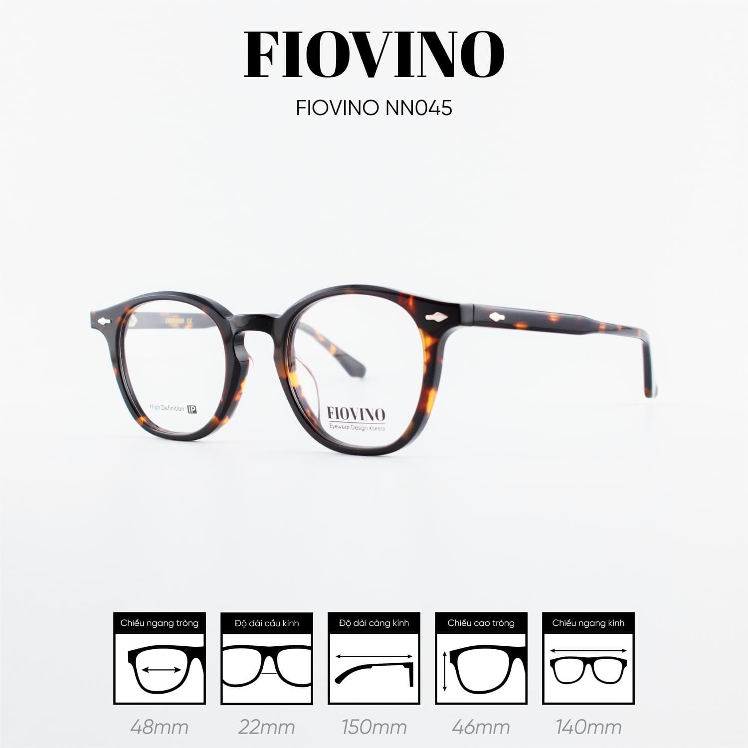 Gọng kính FIOVINO NN045 - Ảnh 6