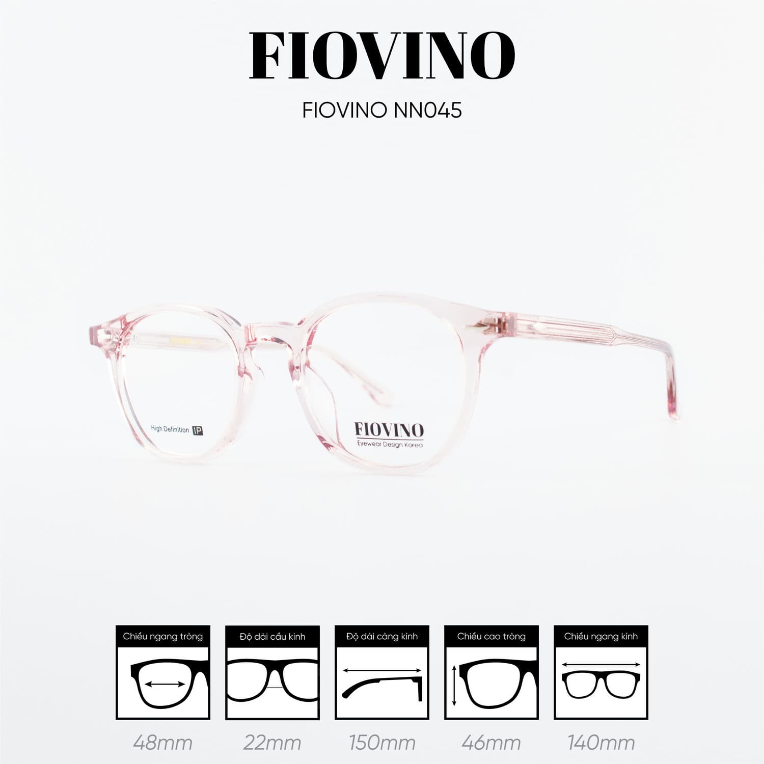 Gọng kính FIOVINO NN045 - Ảnh 5