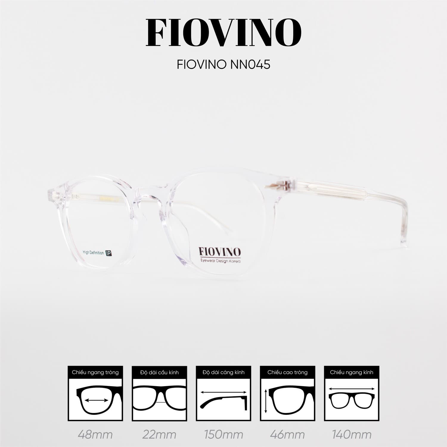 Gọng kính FIOVINO NN045 - Ảnh 4