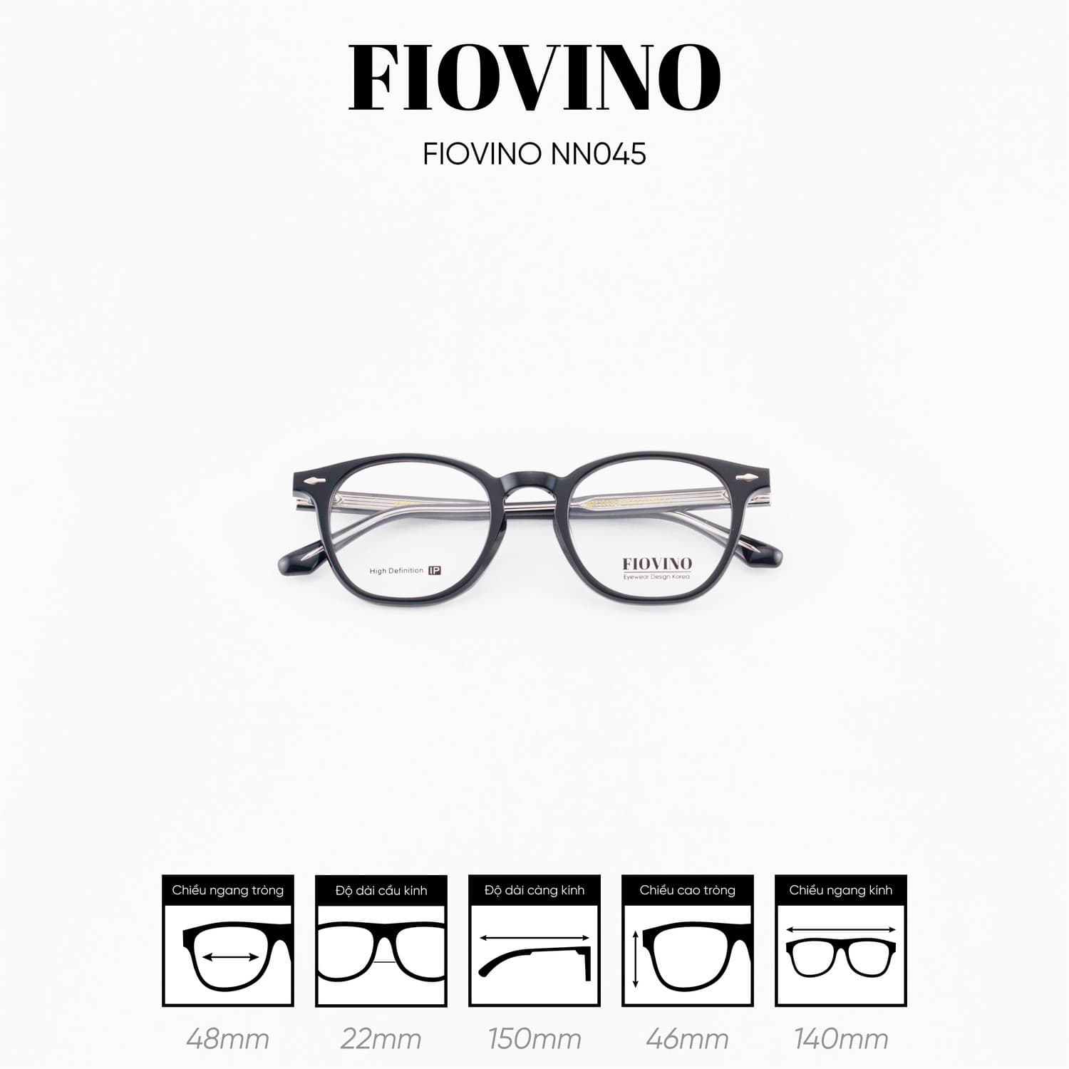 Gọng kính FIOVINO NN045 - Ảnh 7