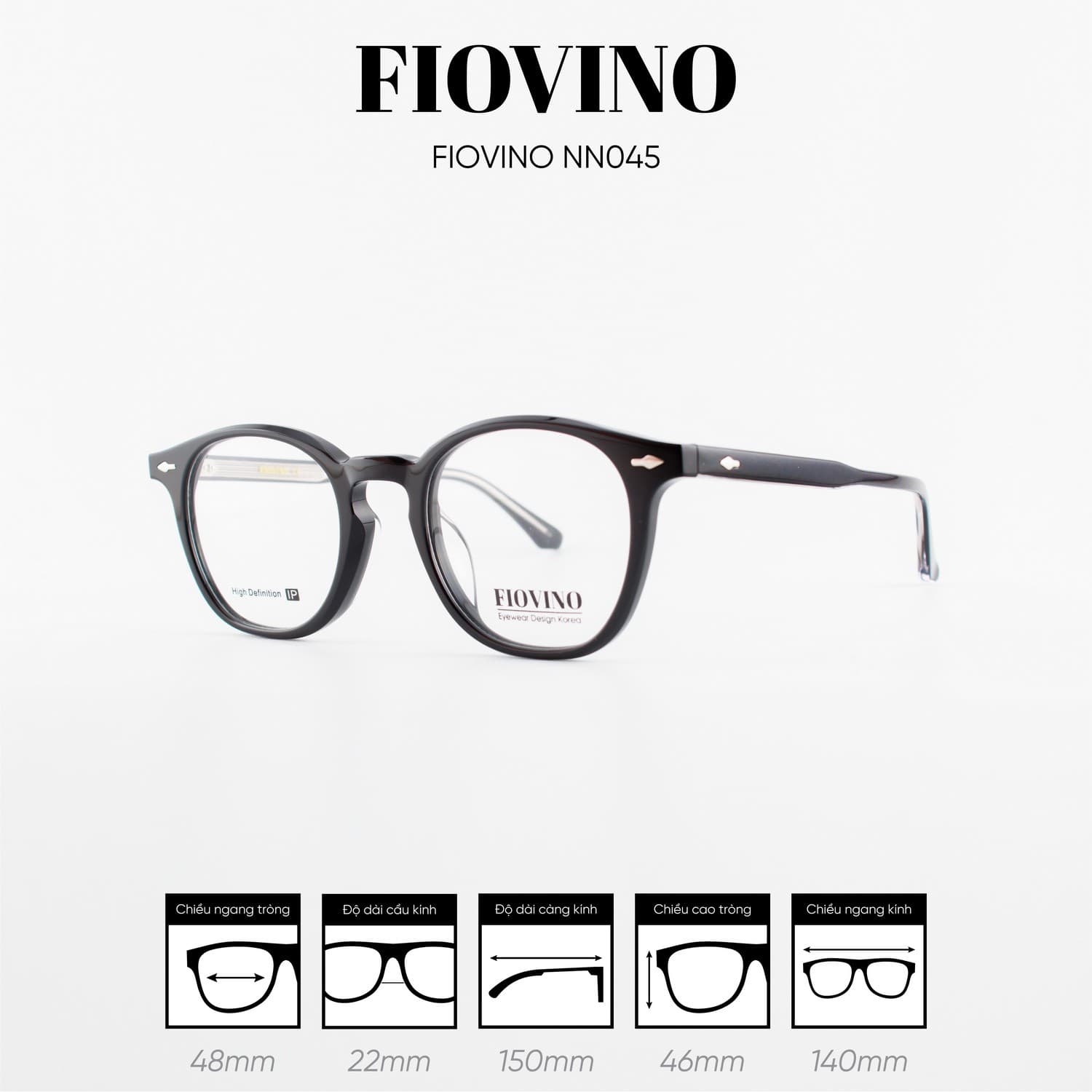 Gọng kính FIOVINO NN045 - Ảnh 3