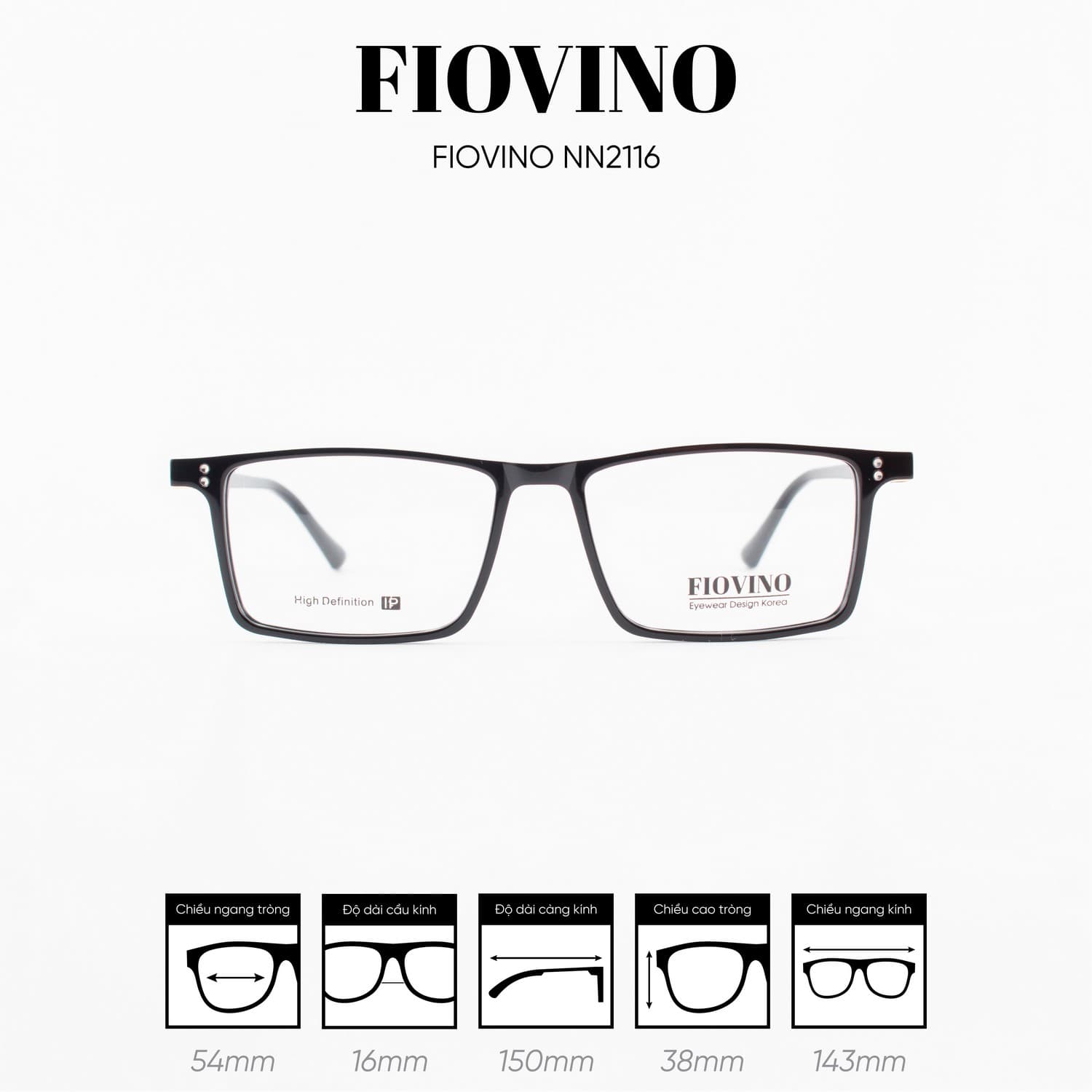 Gọng kính FIOVINO NN2116 - Ảnh 1