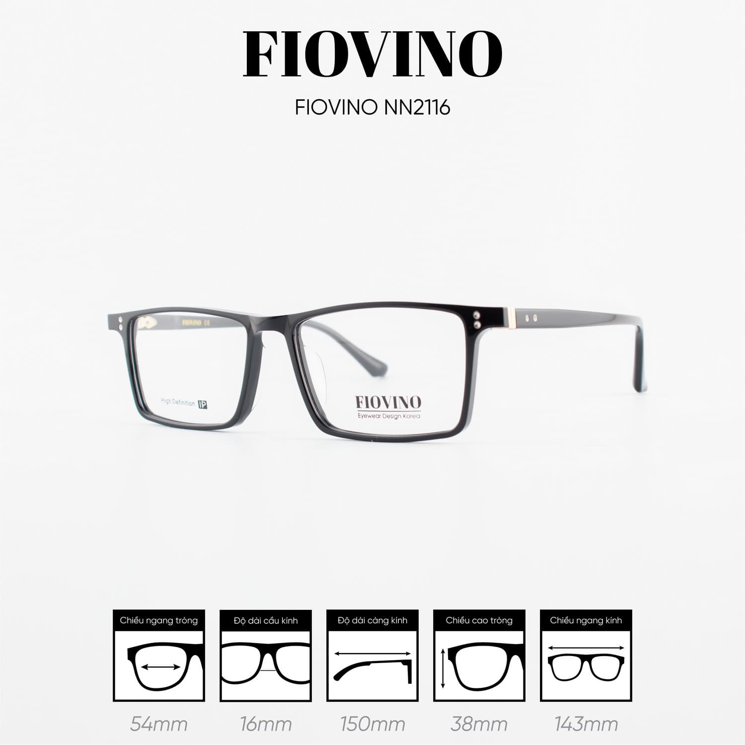 Gọng kính FIOVINO NN2116 - Ảnh 3