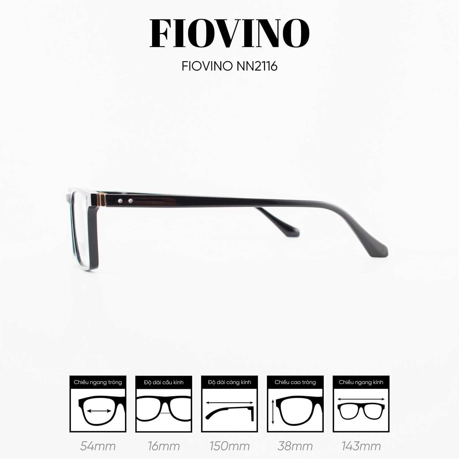 Gọng kính FIOVINO NN2116 - Ảnh 7