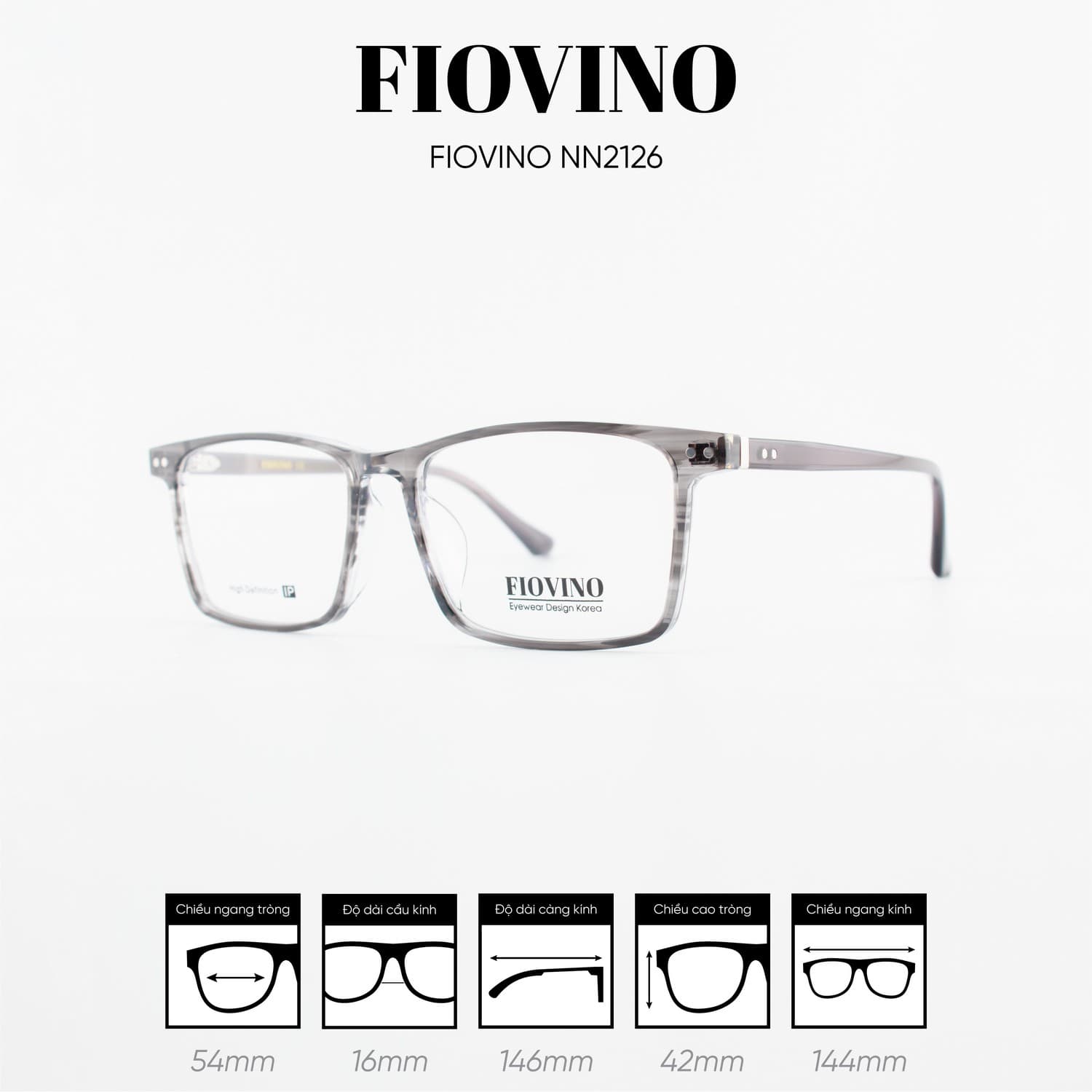 Gọng kính FIOVINO NN2126 - Ảnh 5