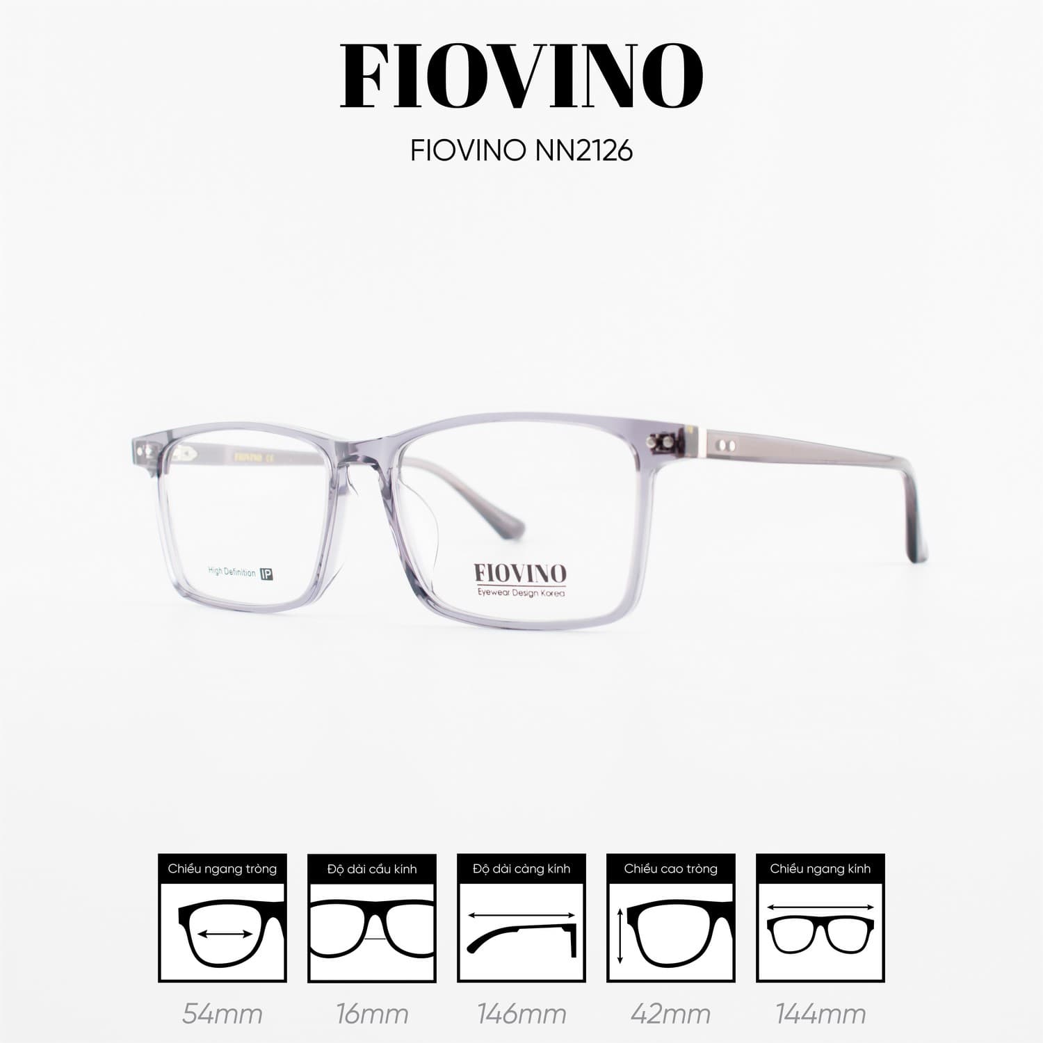 Gọng kính FIOVINO NN2126 - Ảnh 4