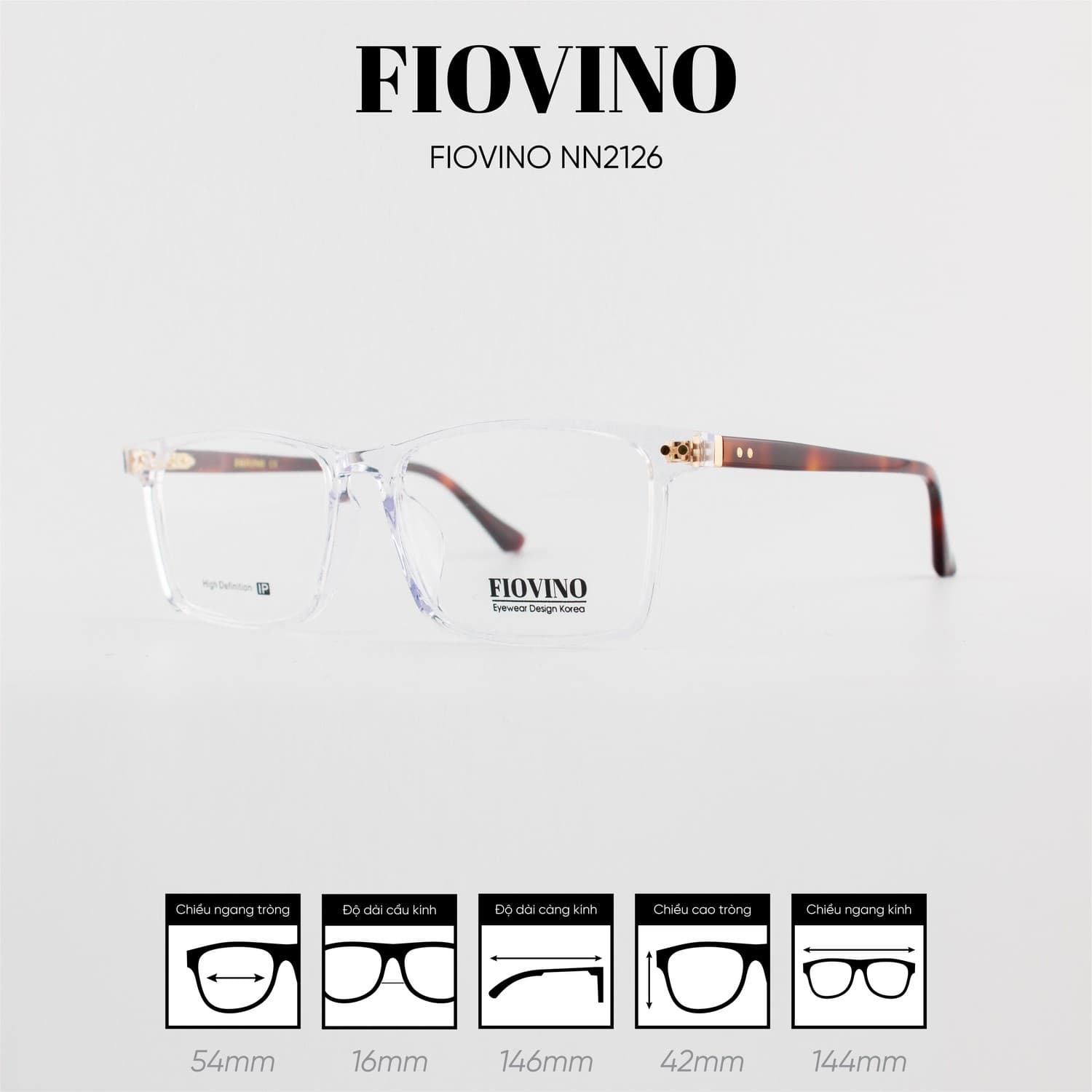 Gọng kính FIOVINO NN2126 - Ảnh 3