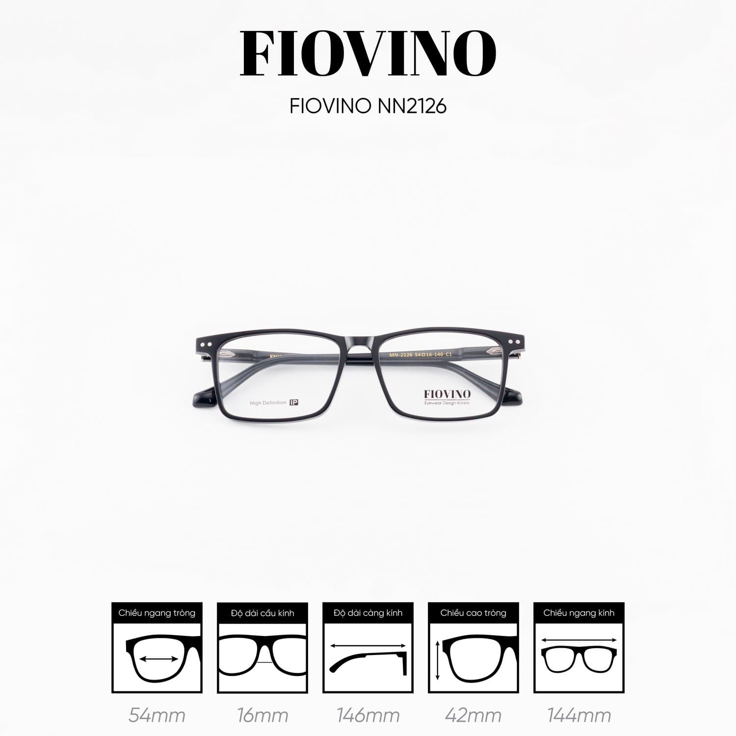 Gọng kính FIOVINO NN2126 - Ảnh 6