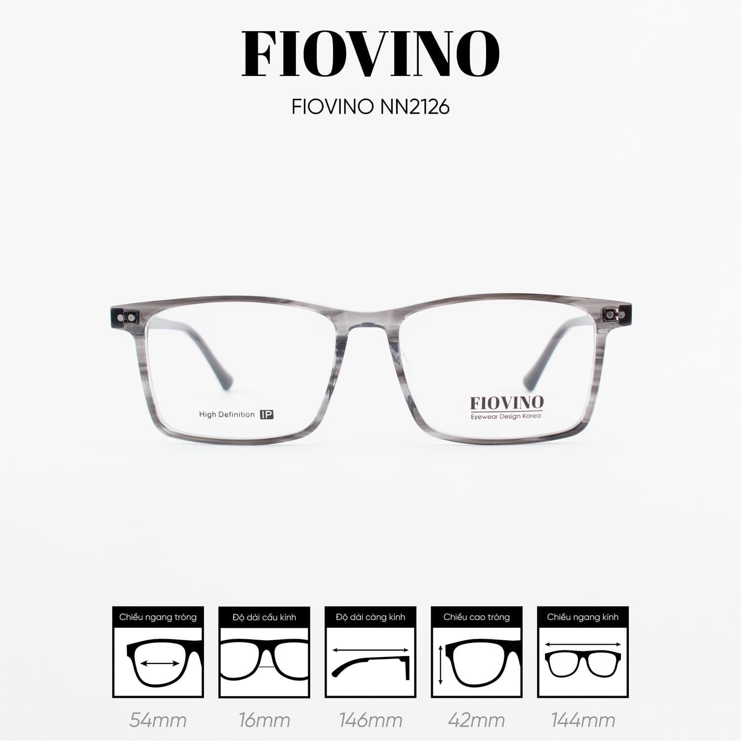 Gọng kính FIOVINO NN2126 - Ảnh 1