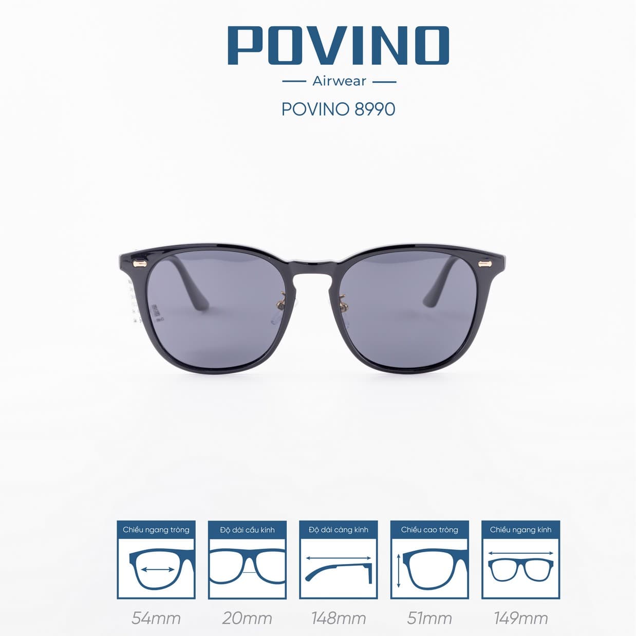 Kính Mát POVINO 8990