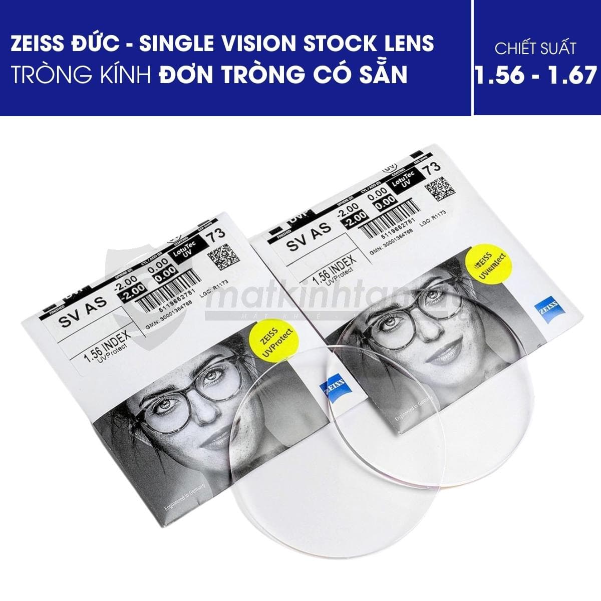 Tròng Kính Đơn Tròng Zeiss Có Sẵn (Stock) - Ảnh 5