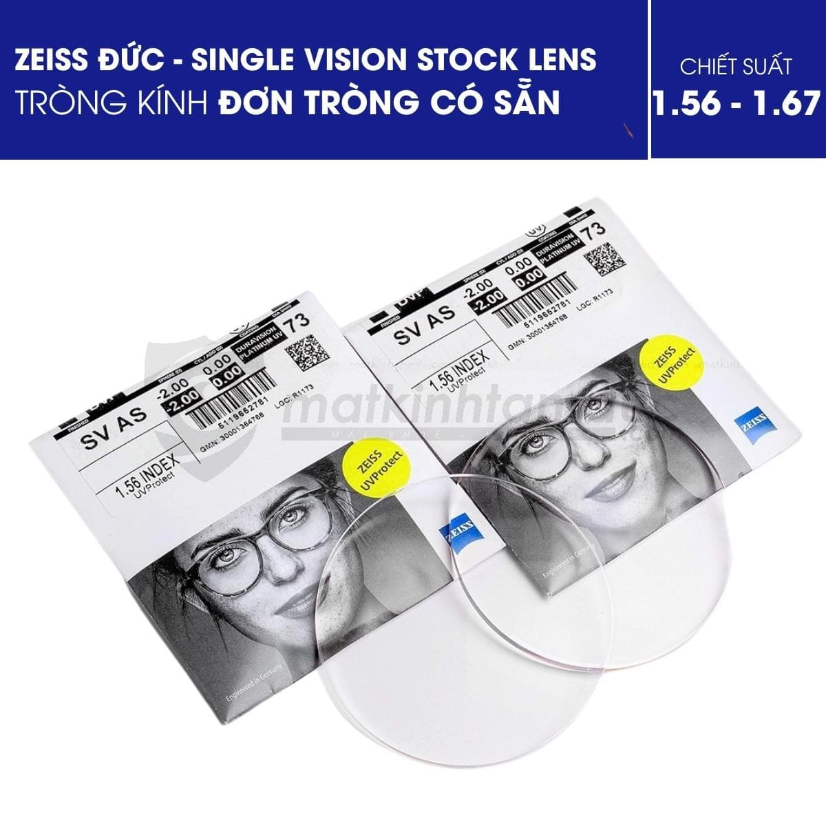Tròng Kính Đơn Tròng Zeiss Có Sẵn (Stock) - Ảnh 6