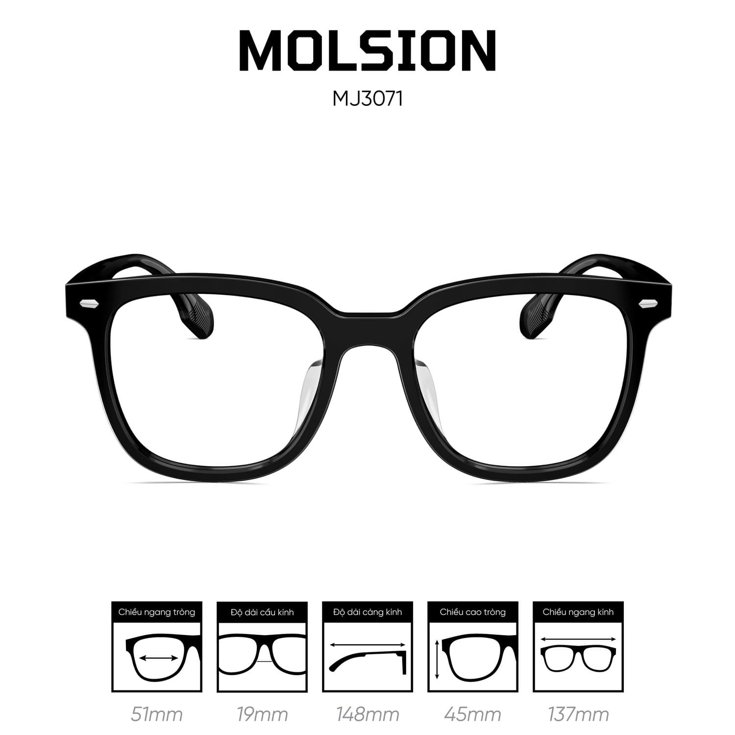 Gọng kính MOLSION MJ3071 - Ảnh 1