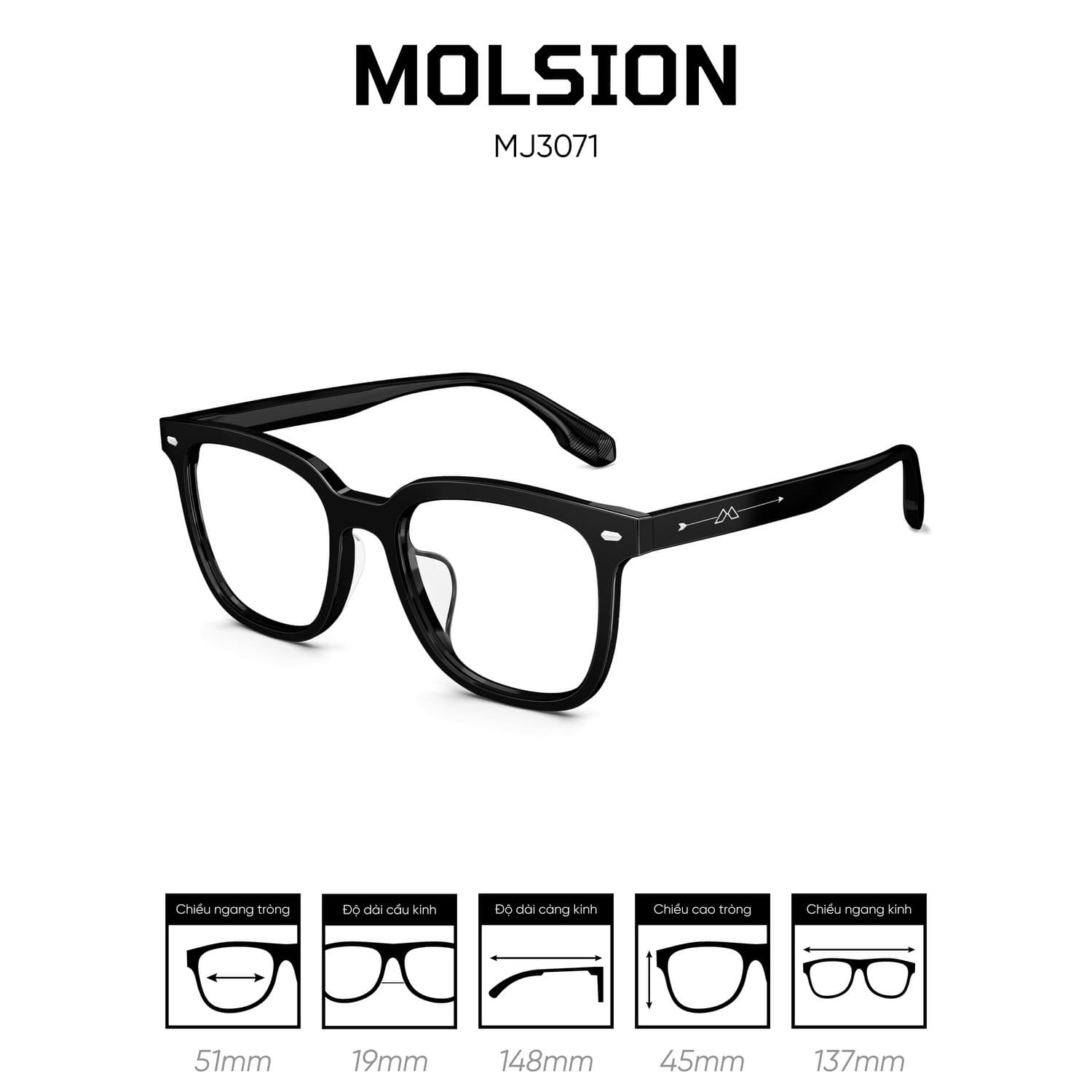 Gọng kính MOLSION MJ3071 - Ảnh 10