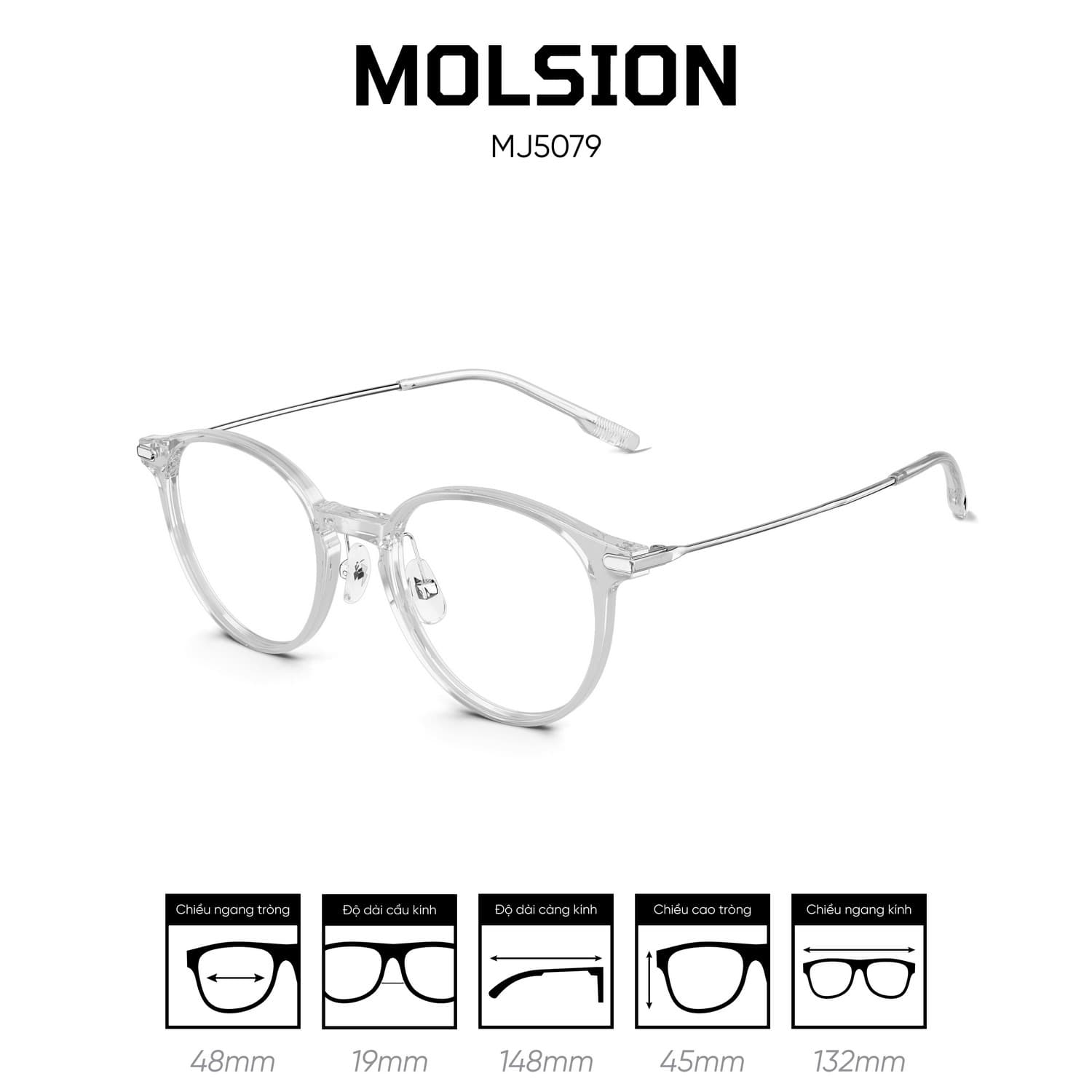 Gọng kính MOLSION MJ5079 - Ảnh 9
