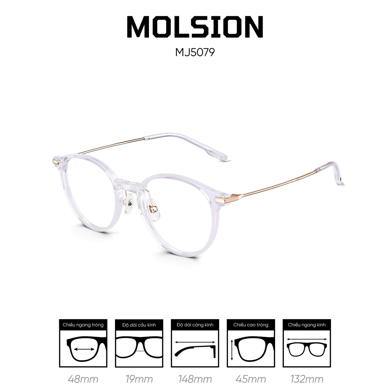 Gọng kính MOLSION MJ5079 - Ảnh 7