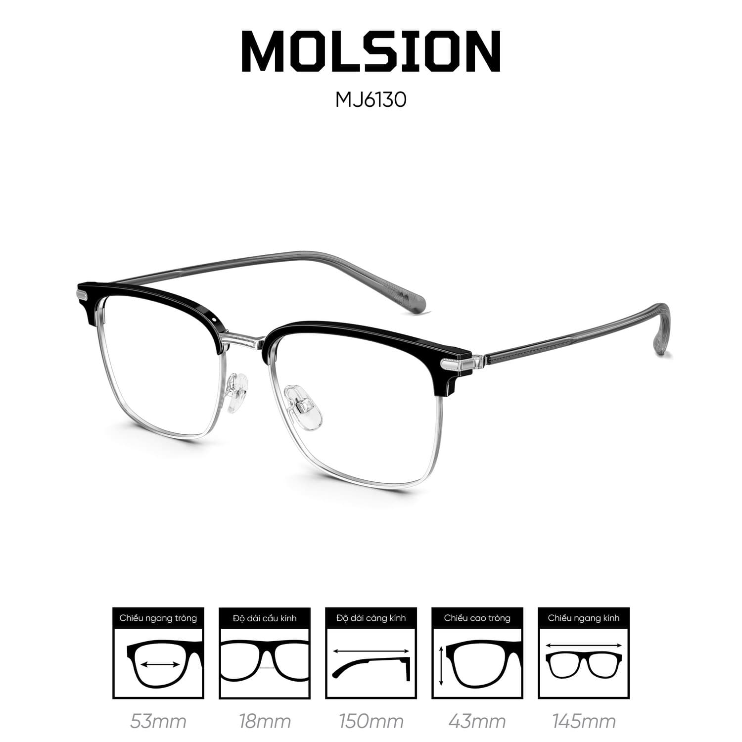 Gọng kính MOLSION MJ6130 - Ảnh 15