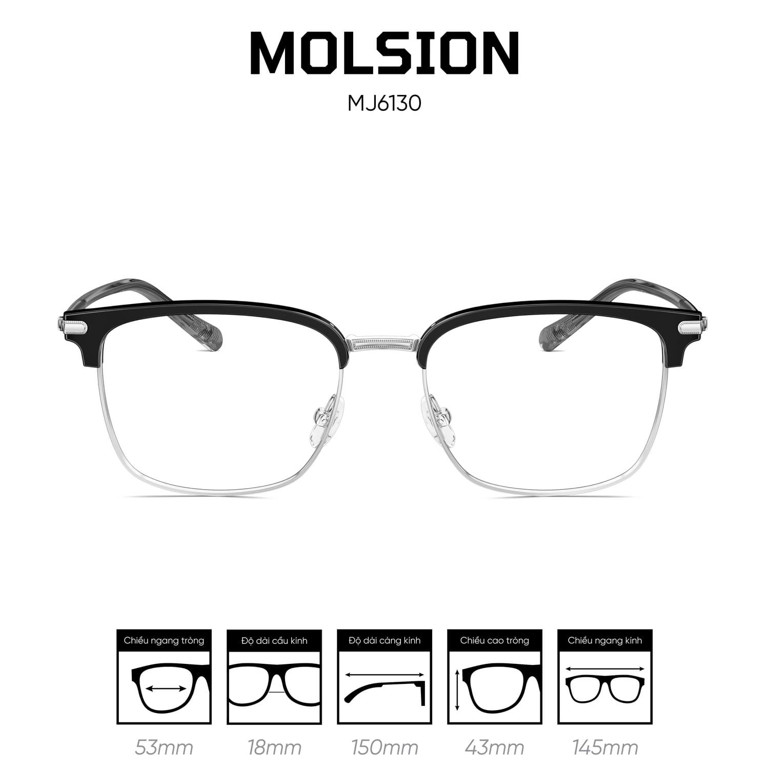 Gọng kính MOLSION MJ6130 - Ảnh 14