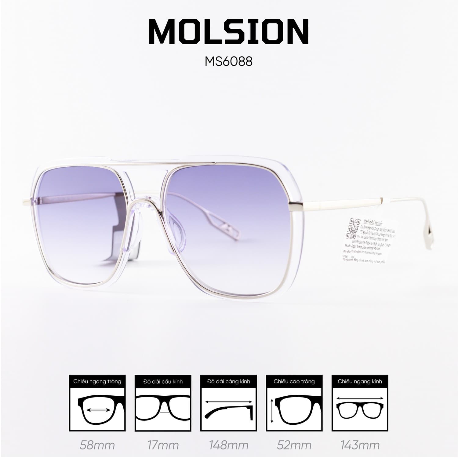 Kính mát MOLSION MS6088 - Ảnh 3