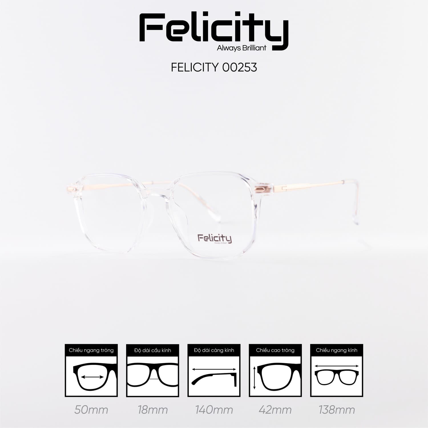 Gọng kính FELICITY 00253 - Ảnh 10