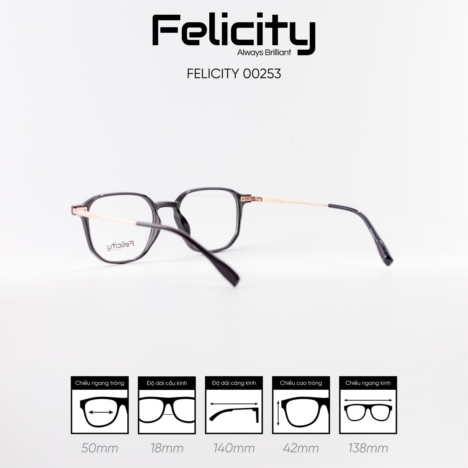 Gọng kính FELICITY 00253 - Ảnh 7