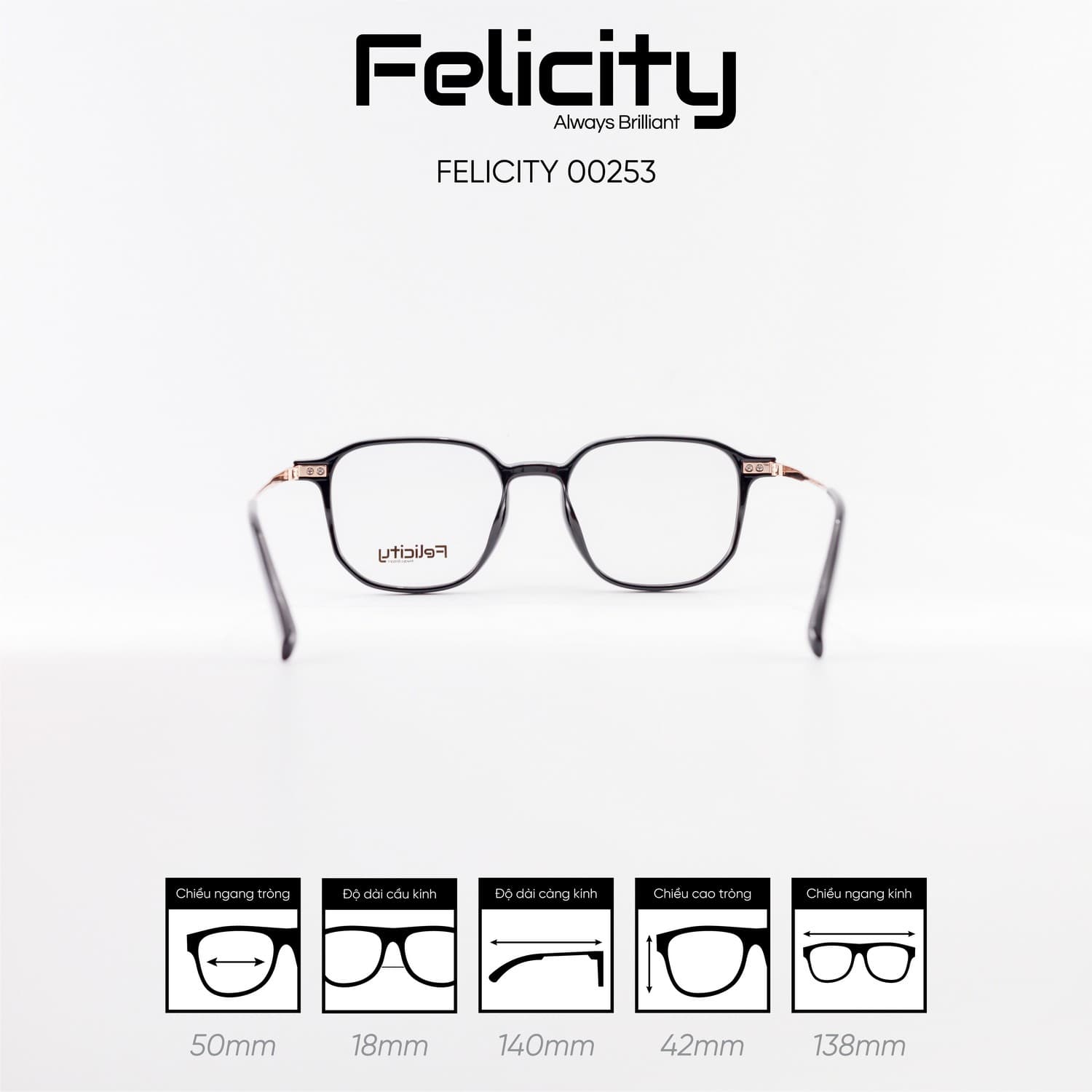 Gọng kính FELICITY 00253 - Ảnh 6