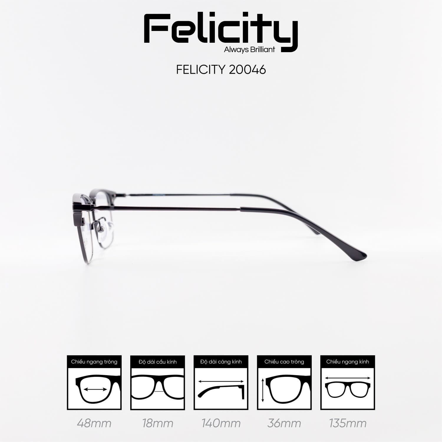 Gọng kính FELICITY 20046 - Ảnh 10