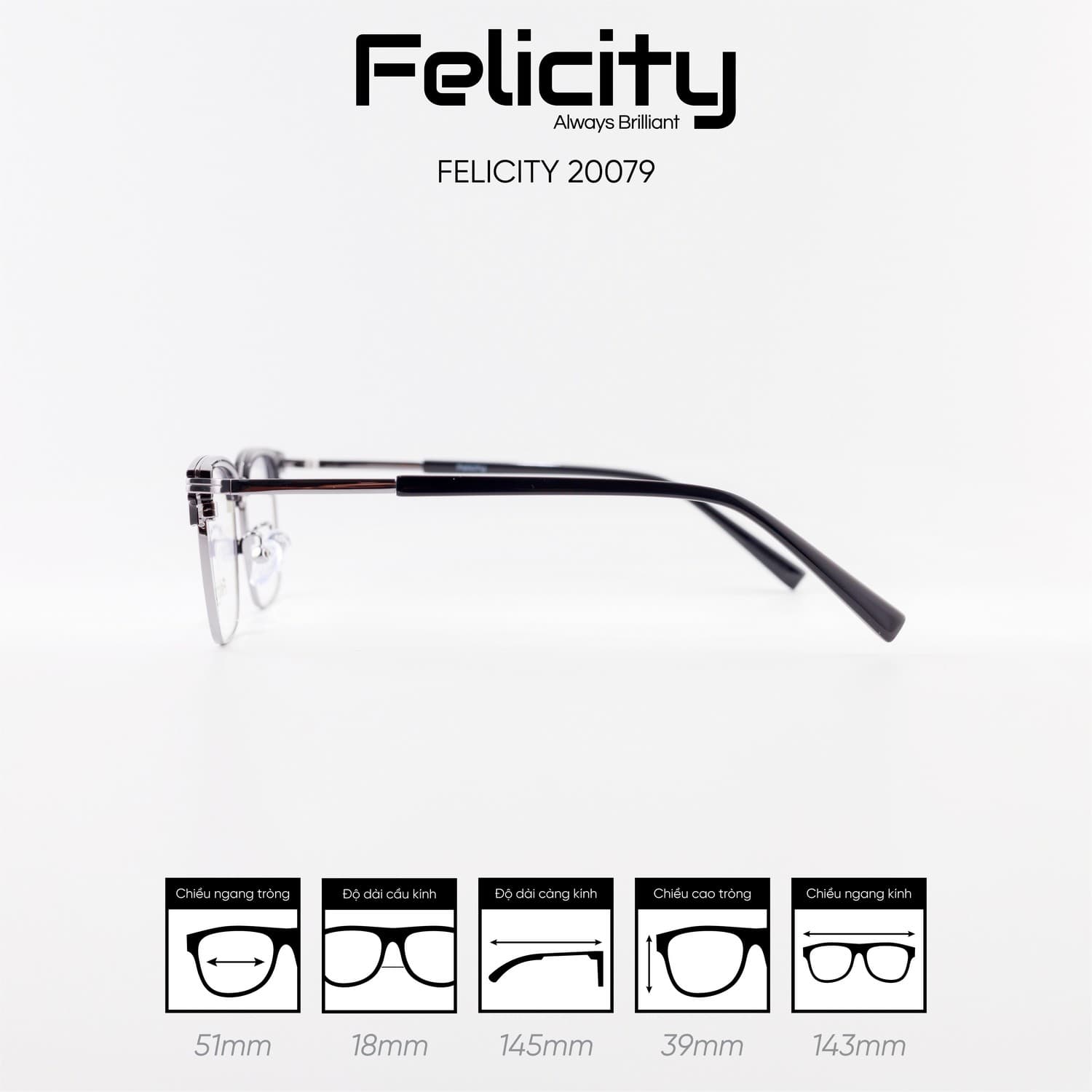 Gọng kính FELICITY 20079 - Ảnh 12