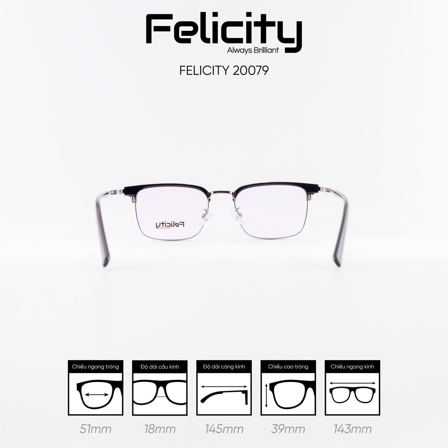 Gọng kính FELICITY 20079 - Ảnh 10