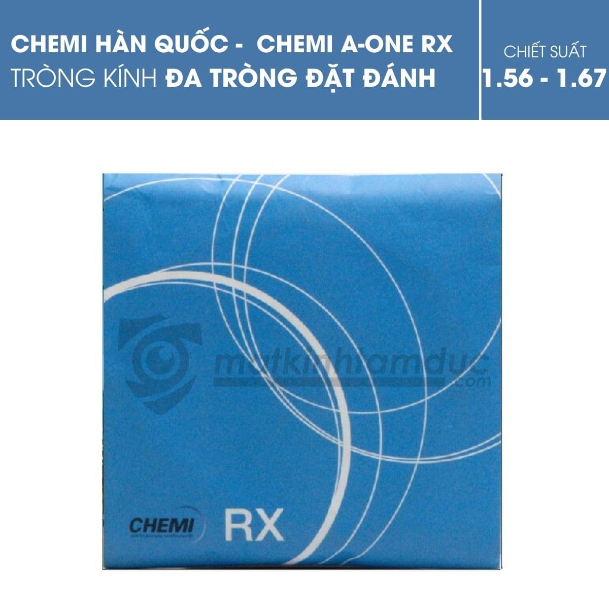 Tròng kính đa tròng Chemi A-One Rx - Ảnh 1