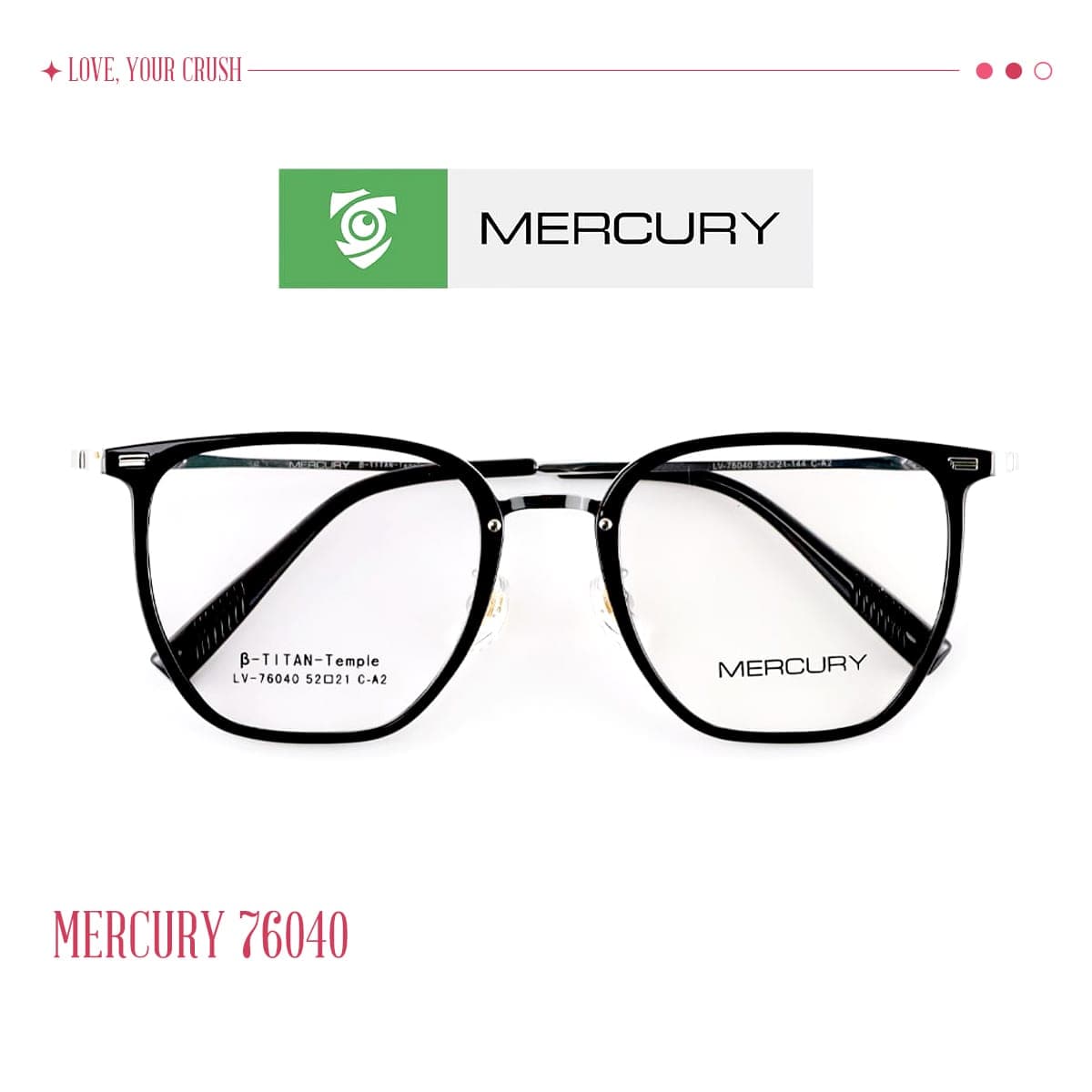 Gọng kính MERCURY 76040 - Ảnh 1
