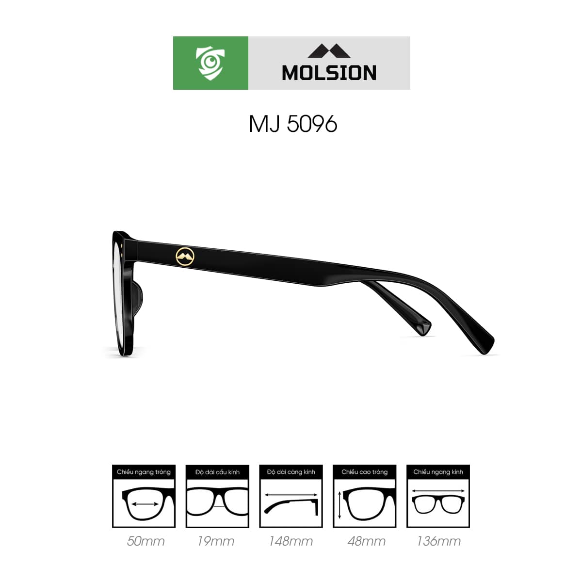 Gọng kính MOLSION MJ5096 - Ảnh 3