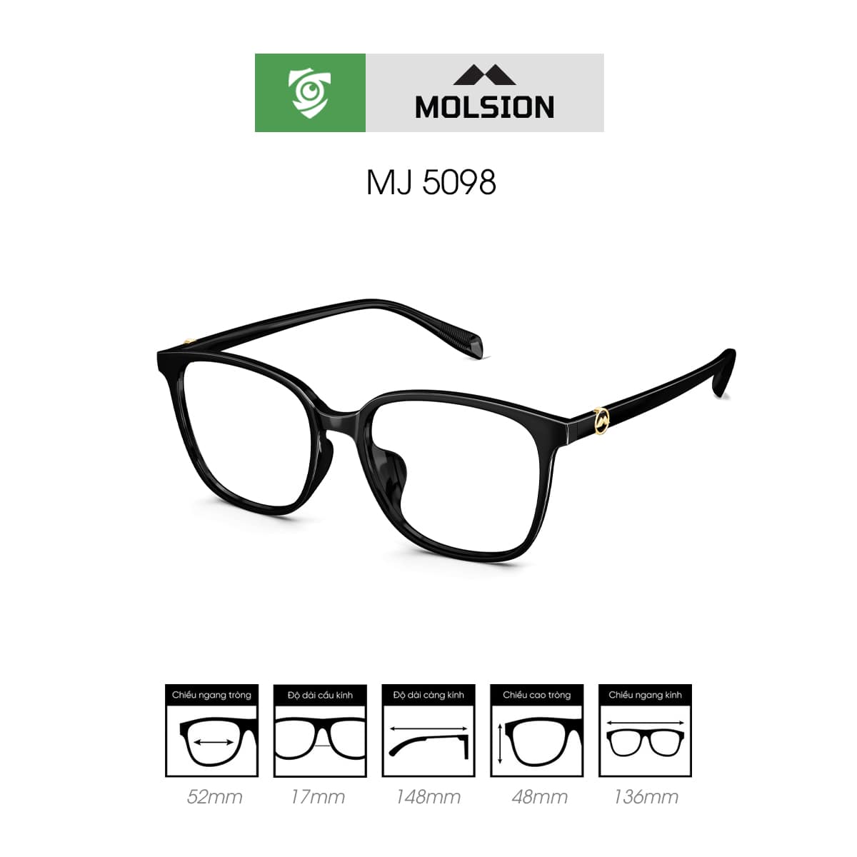 Gọng kính MOLSION MJ5098 - Ảnh 2