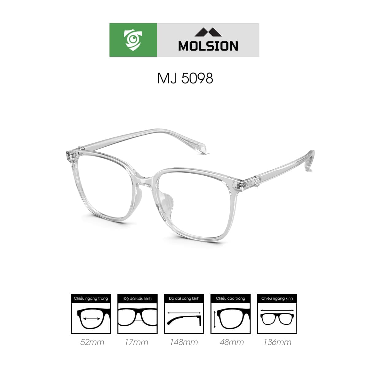 Gọng kính MOLSION MJ5098 - Ảnh 4