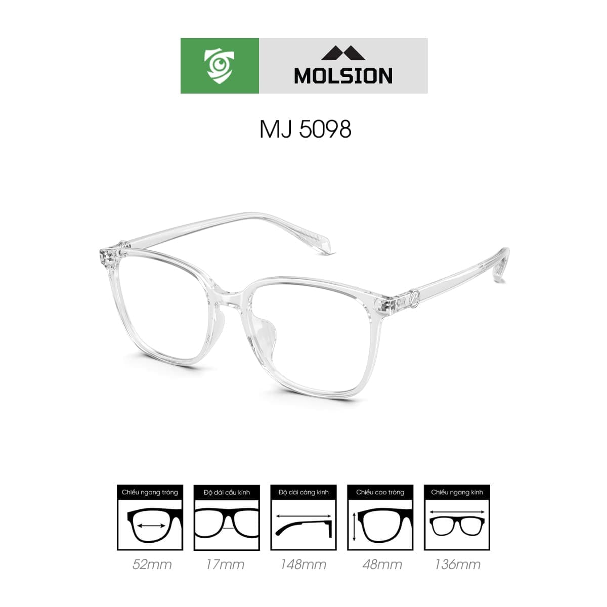 Gọng kính MOLSION MJ5098 - Ảnh 5
