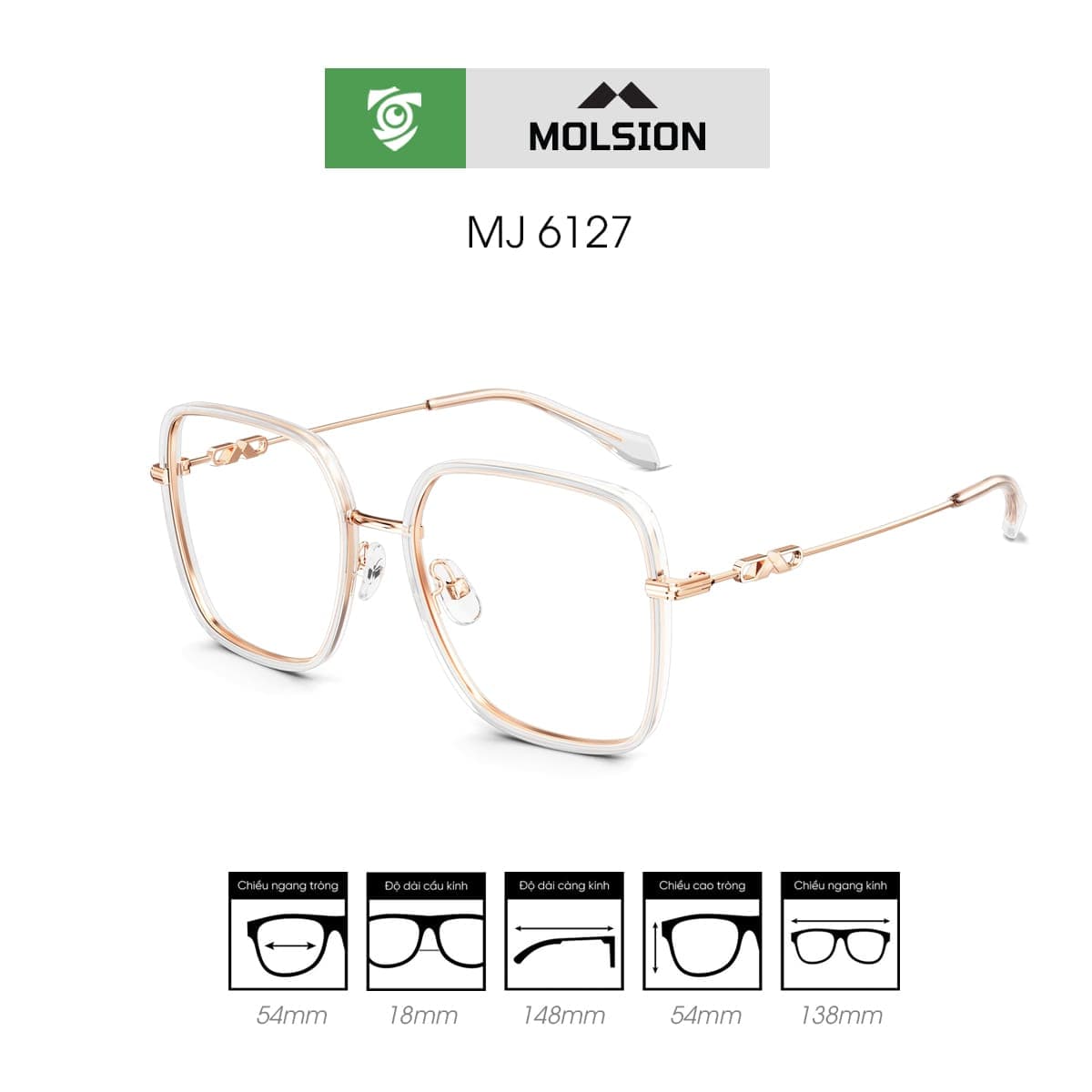 Gọng kính MOLSION MJ6127 - Ảnh 5