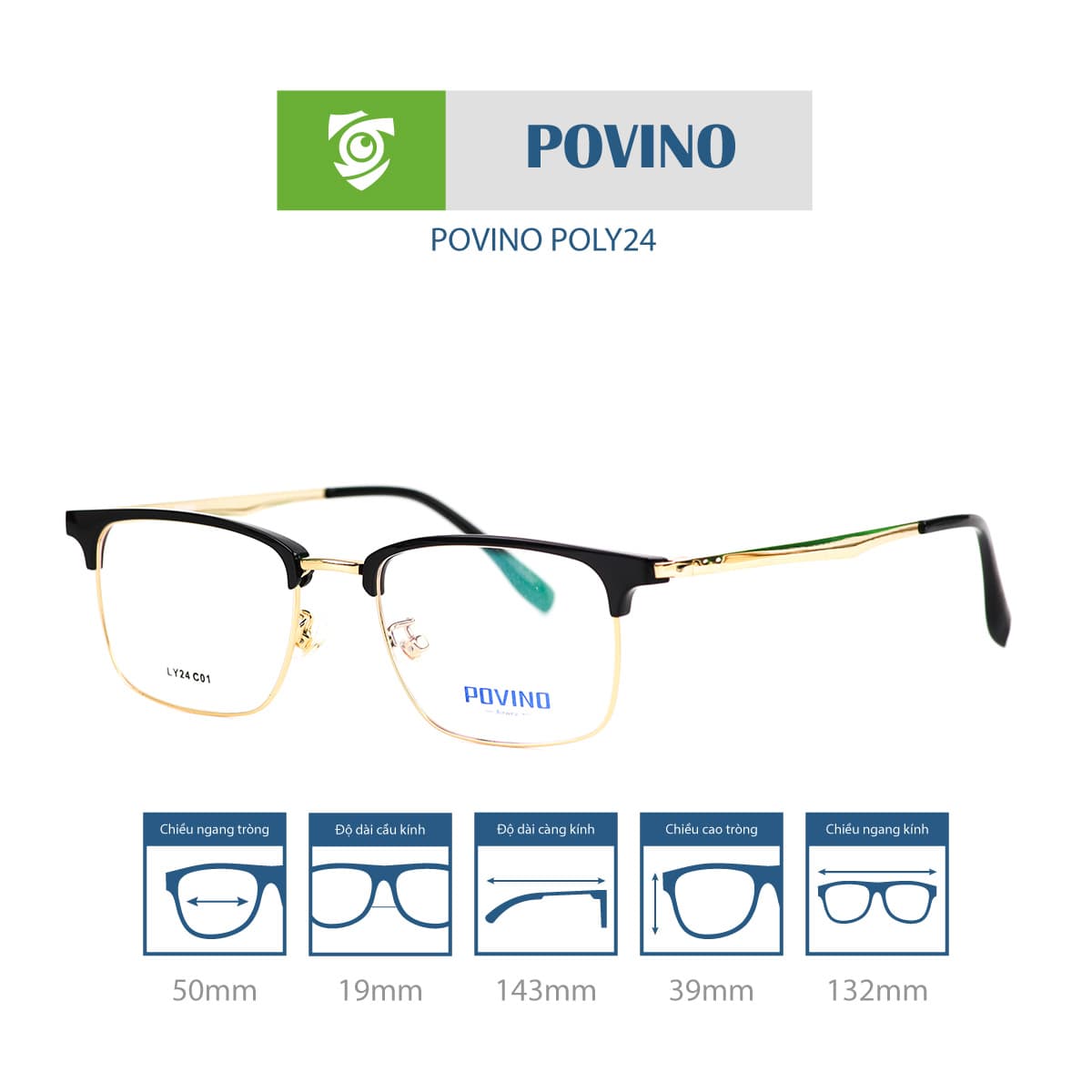 Gọng kính POVINO POLY24 - Ảnh 4