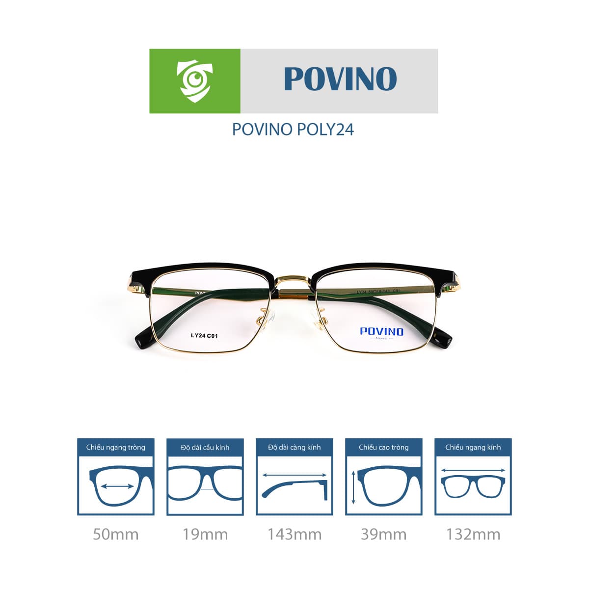Gọng kính POVINO POLY24 - Ảnh 2