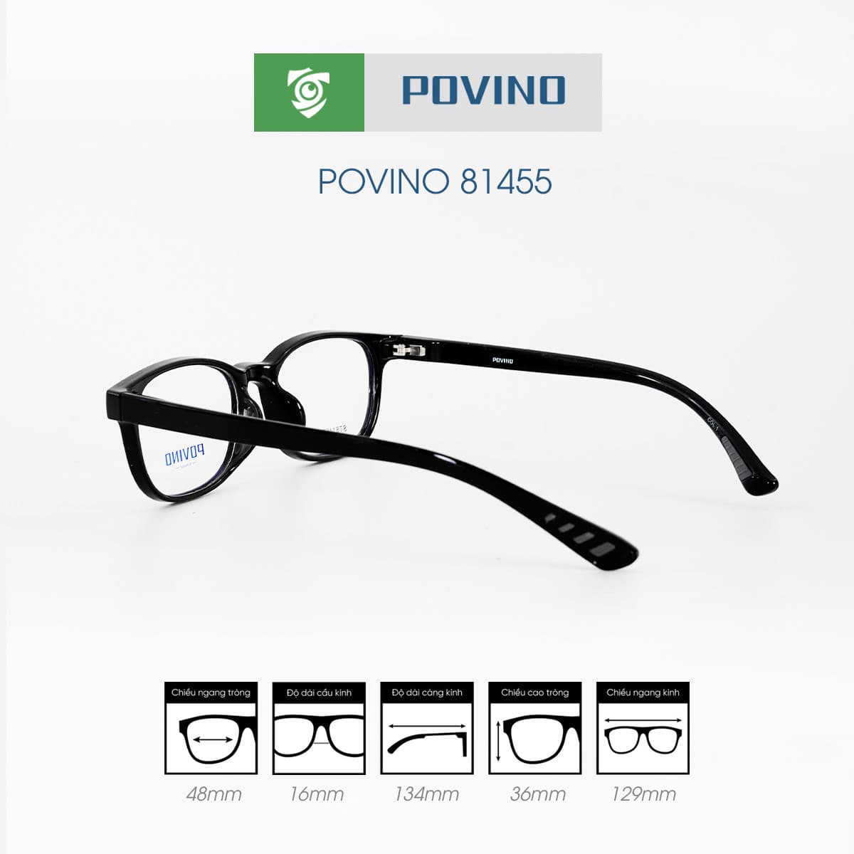 Gọng kính POVINO PO81455 - Ảnh 3