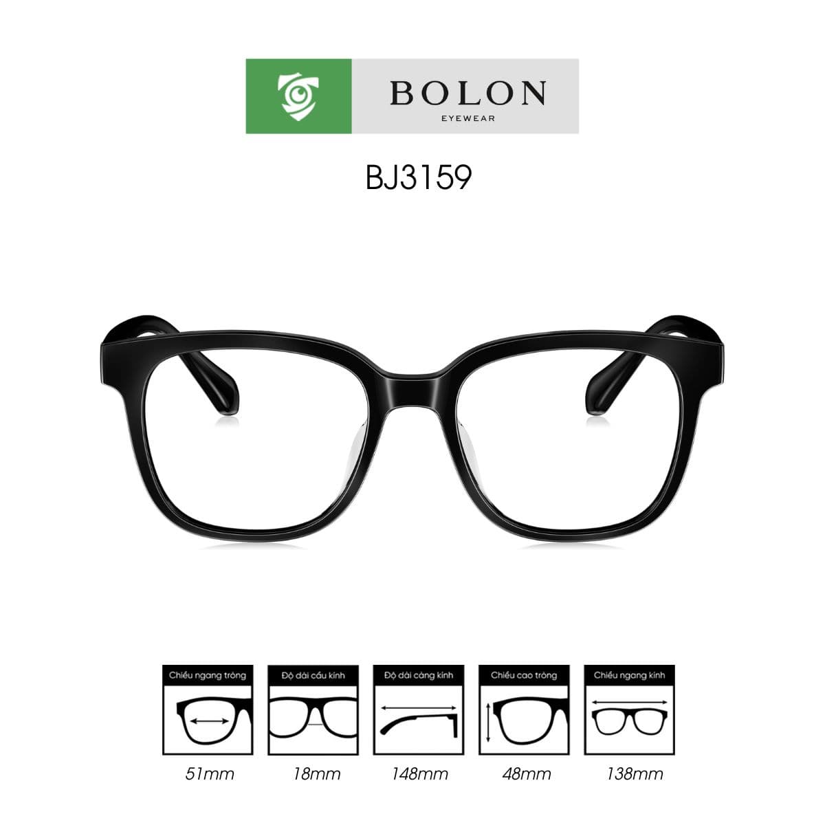 Gọng kính BOLON BJ3159 - Ảnh 1