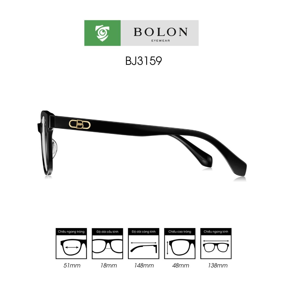 Gọng kính BOLON BJ3159 - Ảnh 3