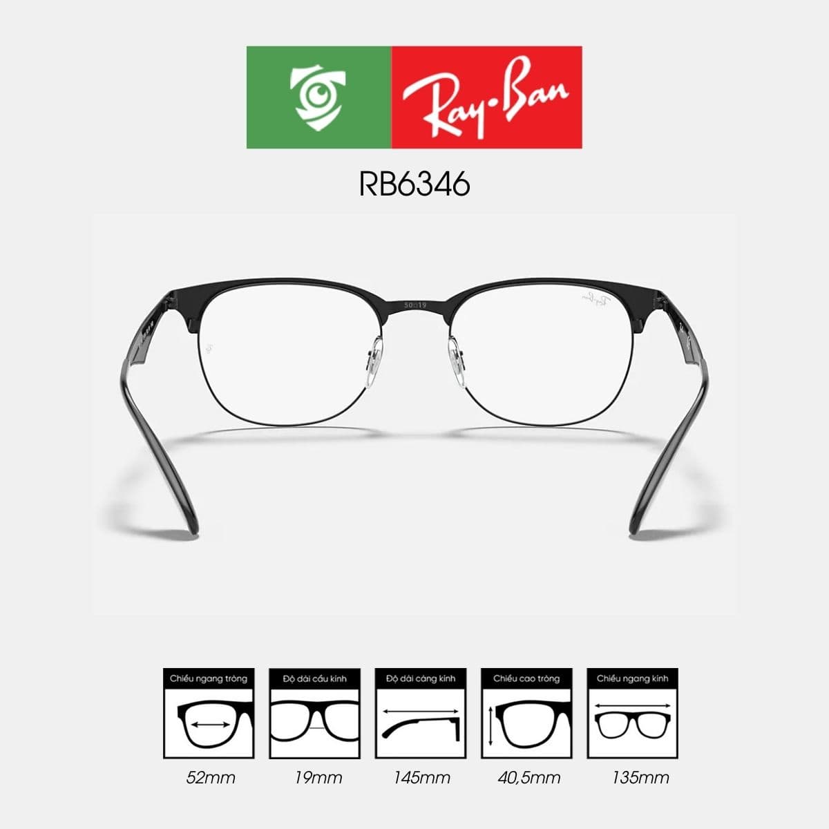 Gọng kính RAYBAN RB6346-2904 - Ảnh 4