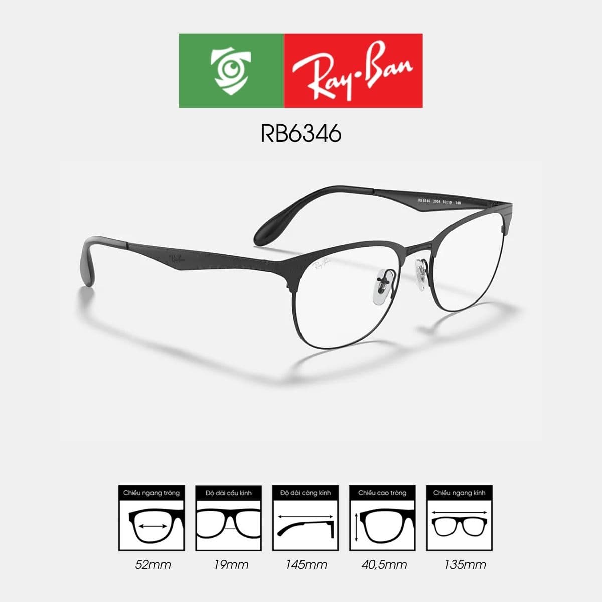 Gọng kính RAYBAN RB6346-2904 - Ảnh 5